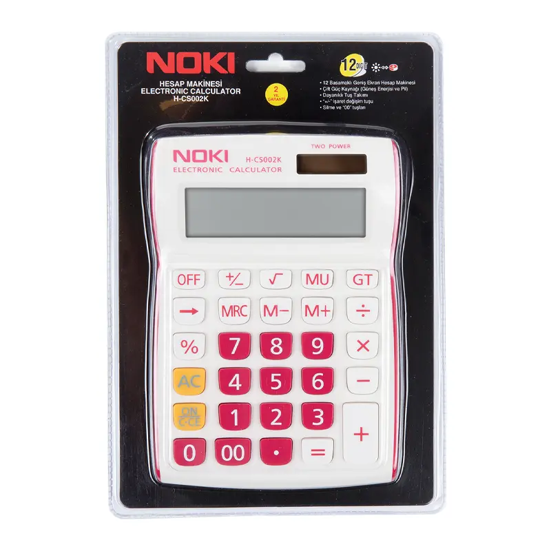 Noki H-CS002 Hesap Makinesi 12 Hane