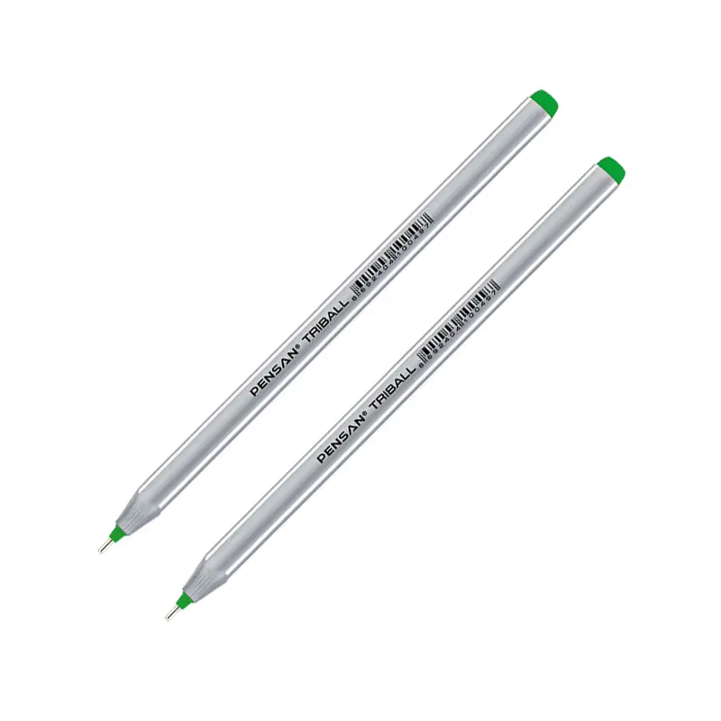 Pensan 1003 Triball Bilye Uç Tükenmez Kalem 1.0mm Yeşil 12 Li Kutu
