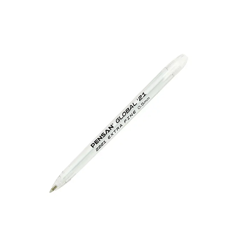 Pensan 2221 Global Tükenmez Kalem 0.5mm Siyah 12 Li Kutu