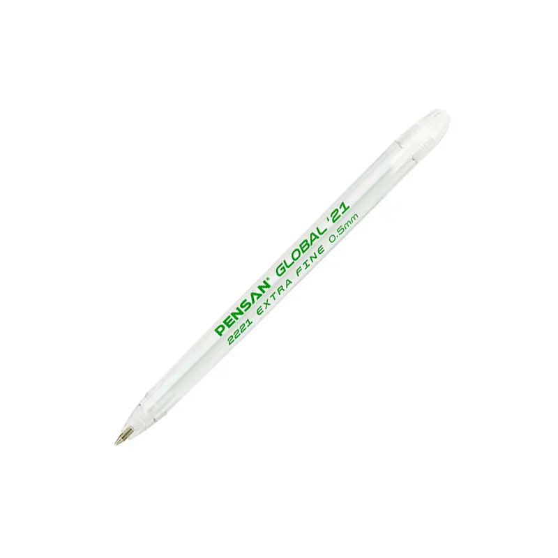 Pensan 2221 Global Tükenmez Kalem 0.5mm Yeşil 12 Li Kutu