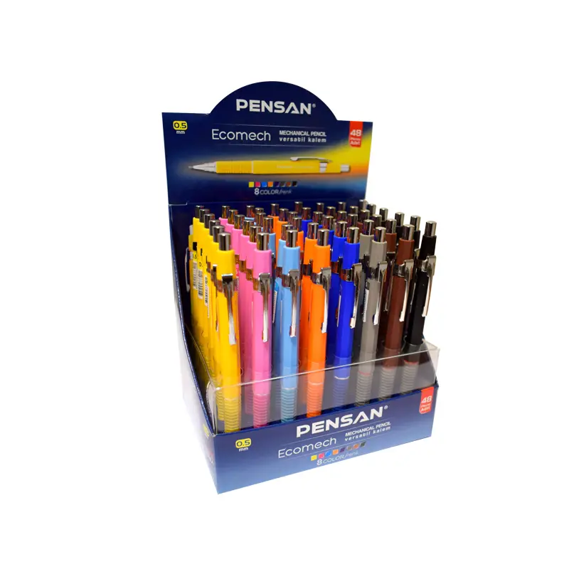 Pensan 33836 Ecomech Versatil Kalem 0.7mm 48 Li Stand
