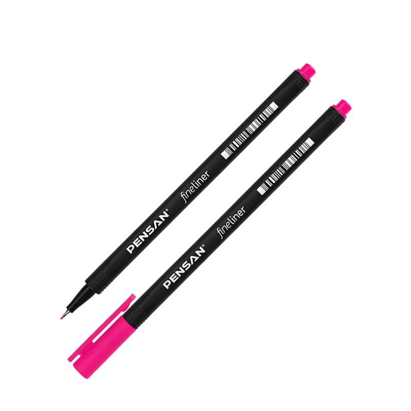 Pensan 6500 Fineliner Keçe Uçlu Kalem 0.4mm Pembe 10 Lu Kutu