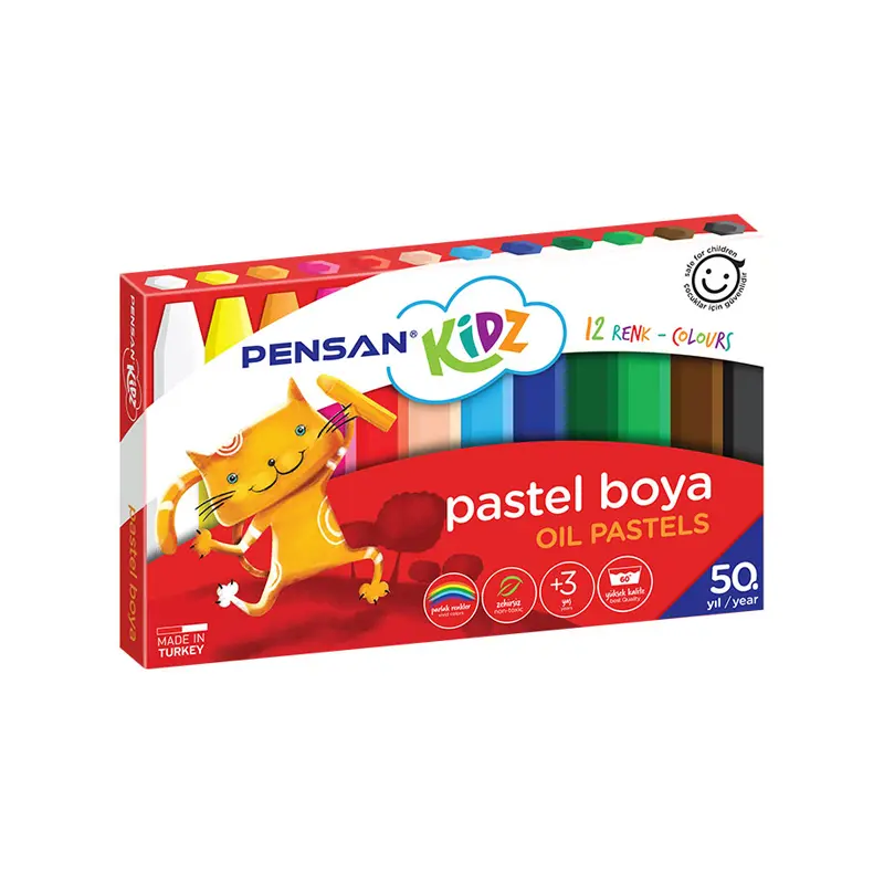 Pensan 98060 Kidz Pastel Boya 12 Renk