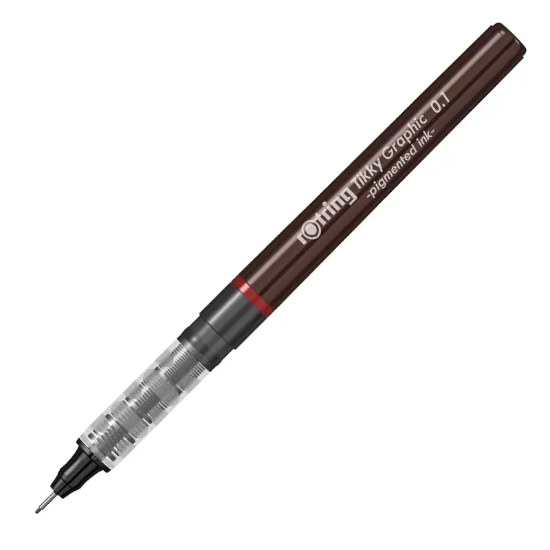 Rotring 1904750 Tikky Grafik Çizim Kalemi 0.1mm x 12 Li Kutu