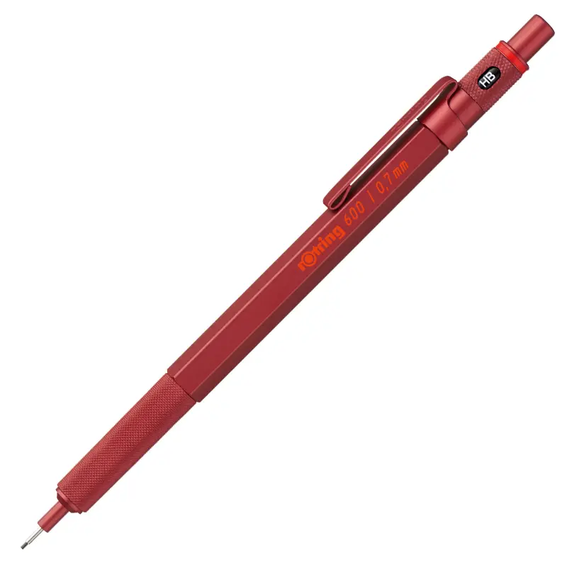Rotring 2114265 Versatil Kalem 600 Kırmızı 0.7mm