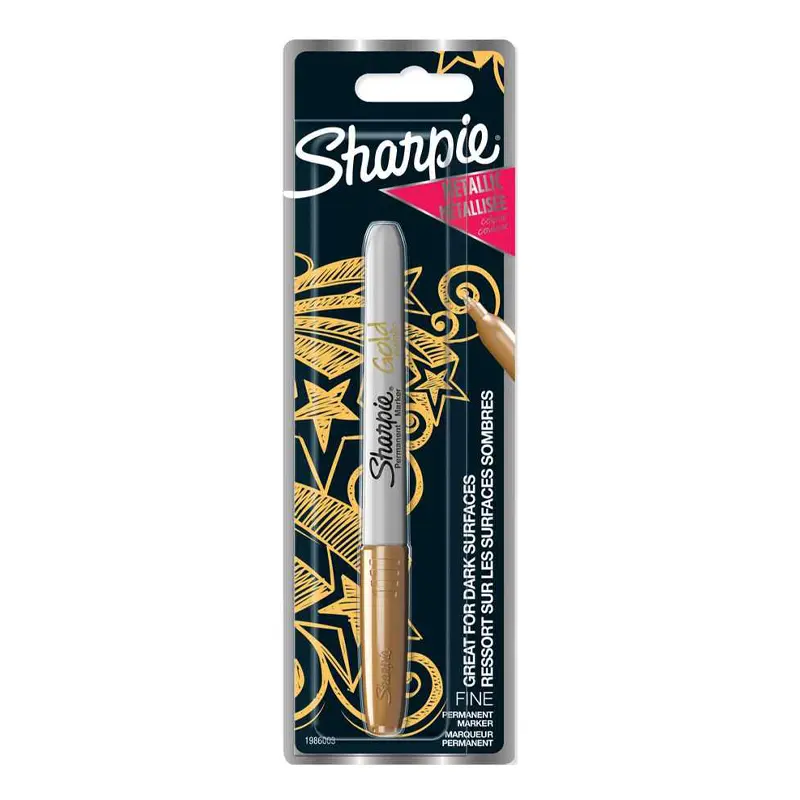 Sharpie 1986003 Metalik Markör Tekli Blister Altın