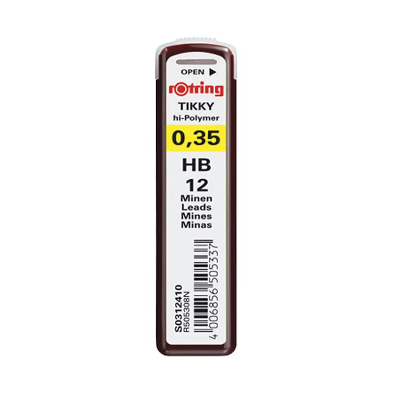Rotring S0312410 Hi-Polymer Kurşun Kalem Ucu (Min) 0.3mm HB x 10 Lu Kutu
