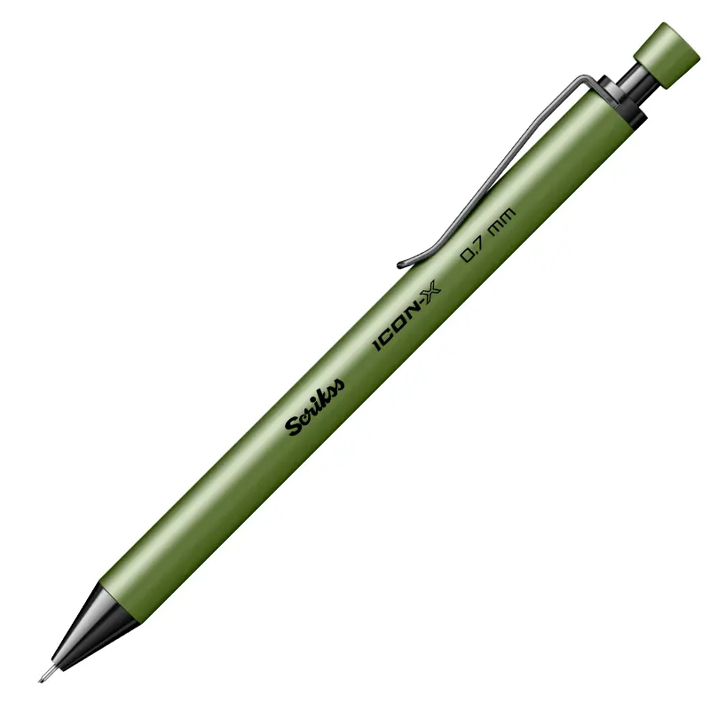 Scrikss Icon-x Metal Versatil Kalem 0.7mm Yeşil x 12 Li Kutu