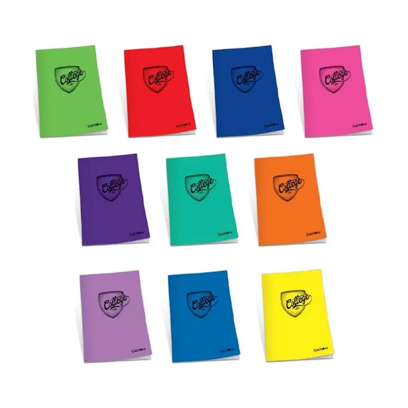 Çınar 75001 College Dikişli Plastik Kapak Defter A5 60 Yaprak Çizgili x 12 Li Paket
