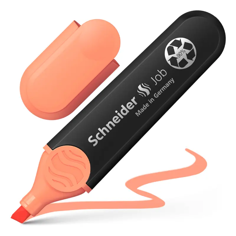 Schneider 150 Job Fosforlu Kalem Pastel 1.0mm - 4.5mm Şeftali x 10 Lu Kutu