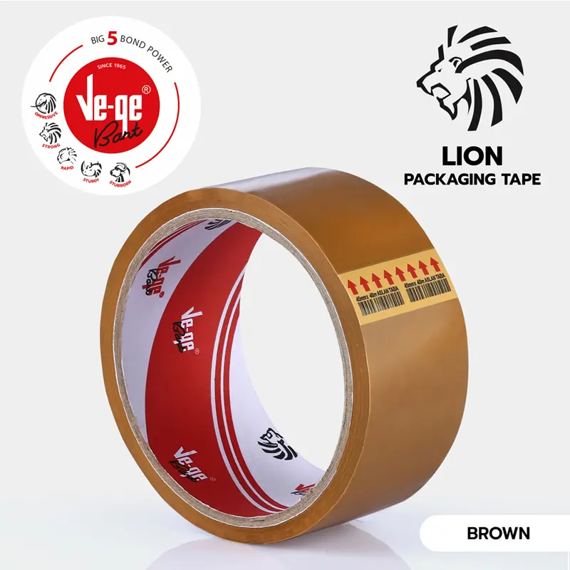 Vege Koli Bantı Aslan 45mm x 40 Metre Taba x 6 Lı Paket