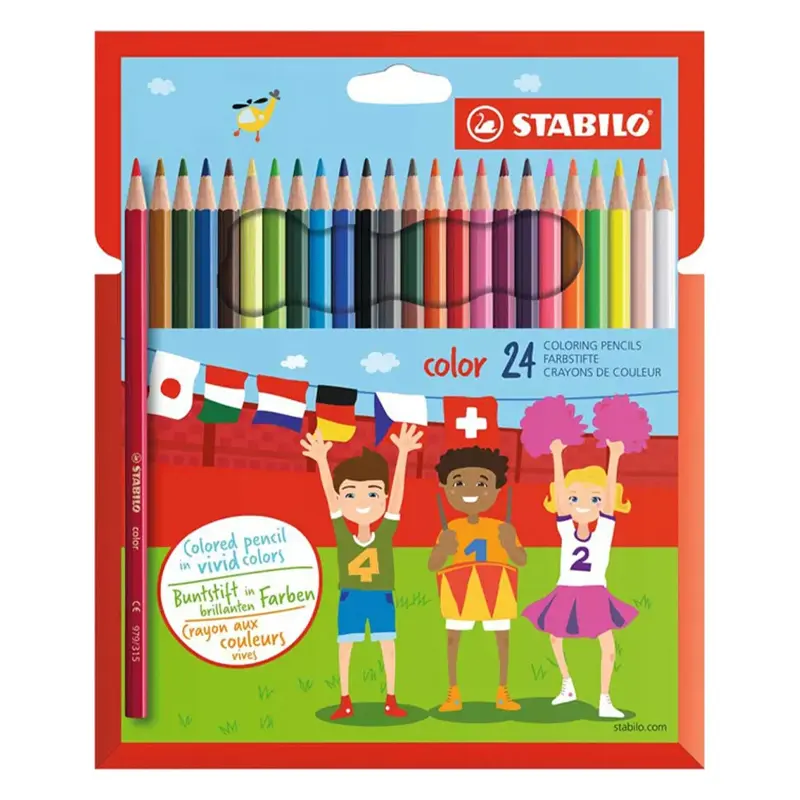 Stabilo 1924/77-01 Hartung Kuru Boya 24 Renk
