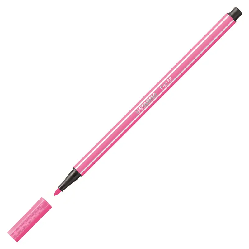 Stabilo 68/17 Keçe Uçlu Boya Kalemi 1.0mm Açık Pembe x 10 Lu Kutu