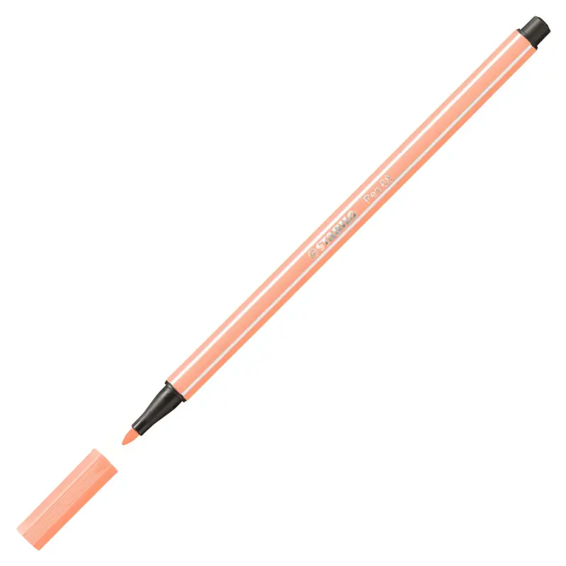 Stabilo 68/26 Keçe Uçlu Boya Kalemi 1.0mm Açık Ten Rengi x 10 Lu Kutu