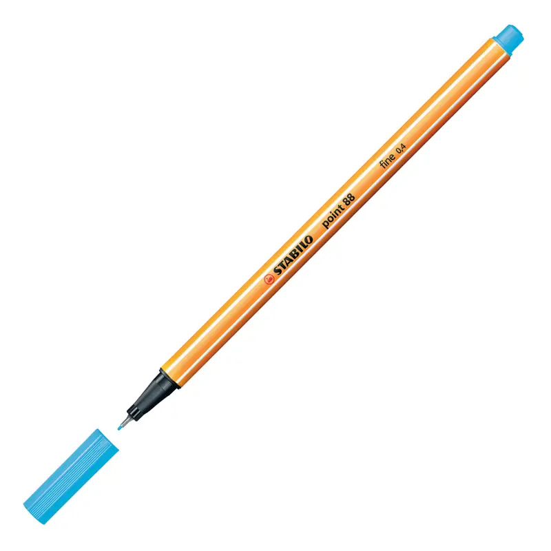 Stabilo 88/11 Point 88 Keçe Uçlu İnce Kalem 0.4mm Buz Mavisi x 10 Lu Kutu