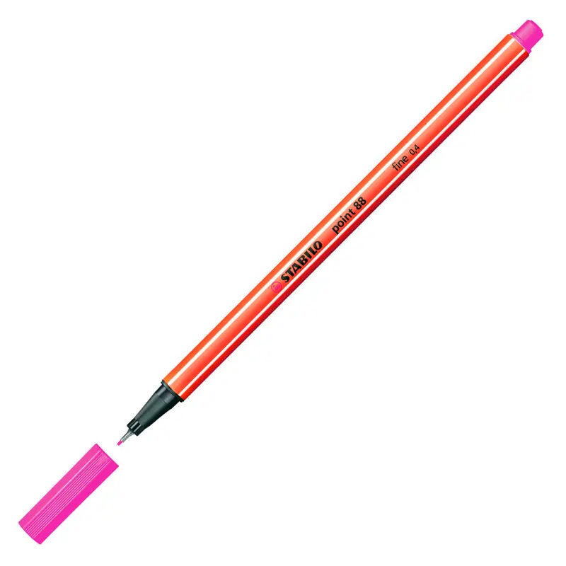 Stabilo 88/17 Point 88 Keçe Uçlu İnce Kalem 0.4mm Açık Pembe x 10 Lu Kutu