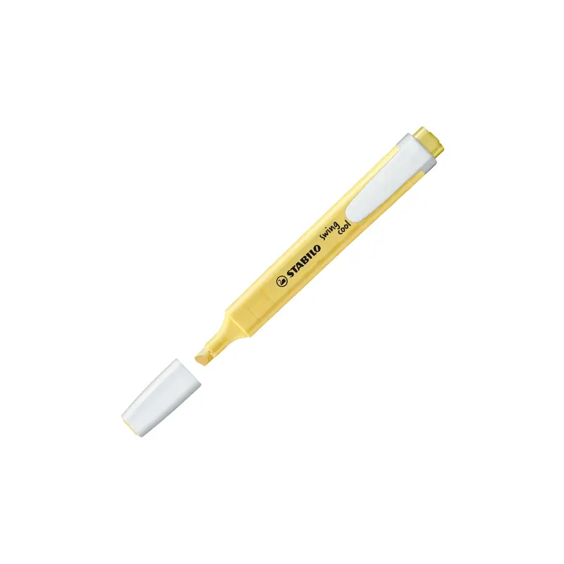 Stabilo 275/144-8 Swing Cool Kalem Tipi Fosforlu Kalem Pastel Sarı x 10 Lu Kutu