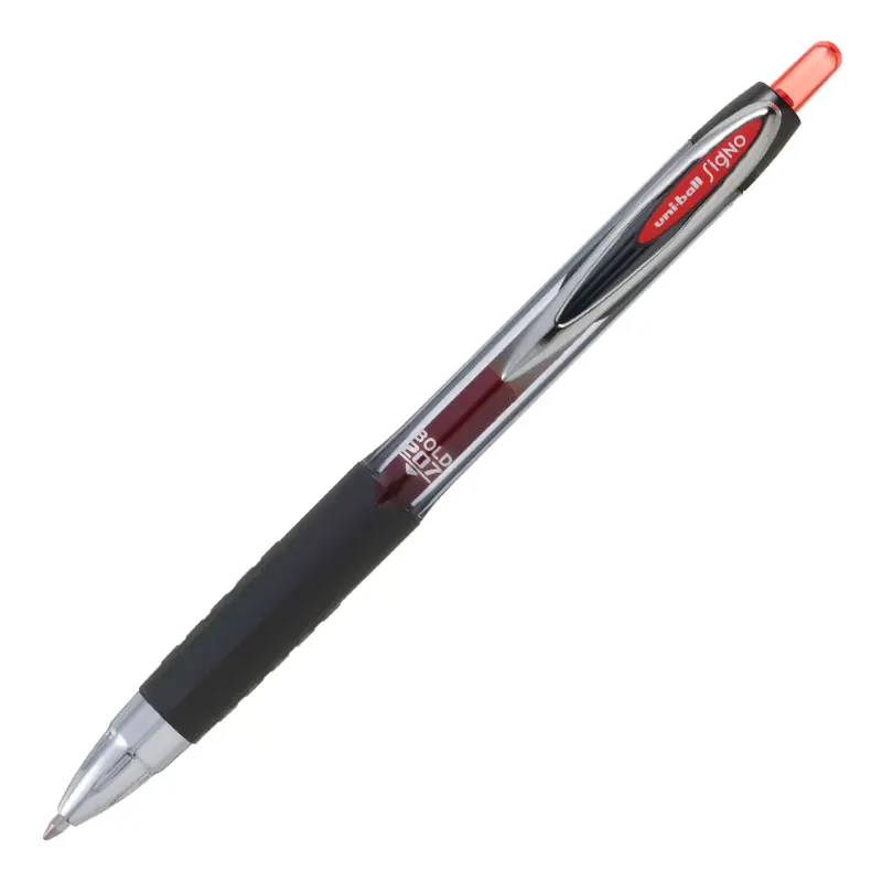 Uni-Ball UMN-207 Signo Bold Bilye Uç Mekanik Jel Roller Kalem 1.0mm Kırmızı 12 Li Kutu