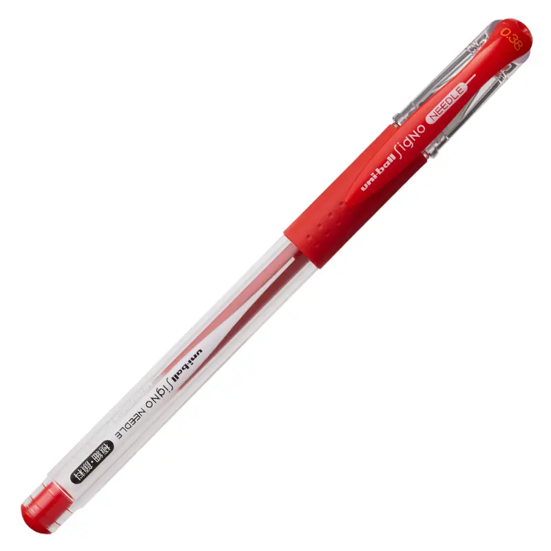 Uni-Ball UM-151ND Signo Needle İğne Uç Roller Kalem 0.38mm Kırmızı 10 Lu Kutu