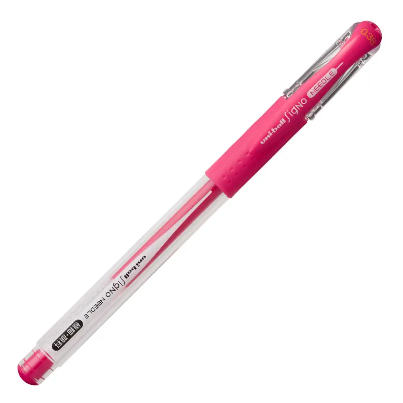 Uni-Ball UM-151ND Signo Needle İğne Uç Roller Kalem 0.38mm Bebek Pembe 10 Lu Kutu