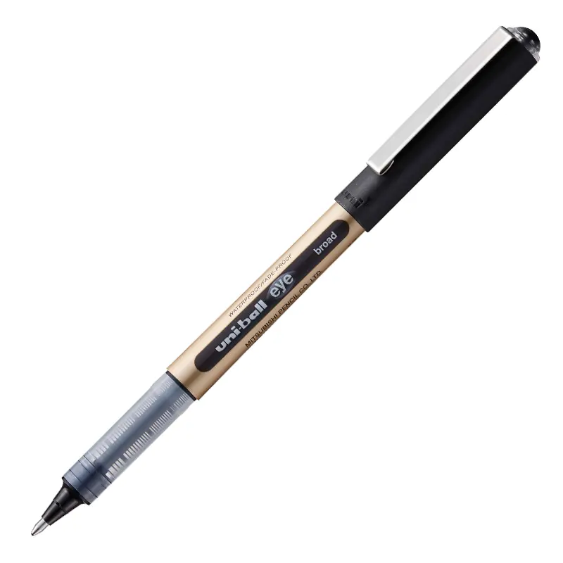 Uni-Ball UB-150 Eye Broad Bilye Uç İmza Kalemi Jel Roller Kalem 1.0mm Siyah 12 Li Kutu