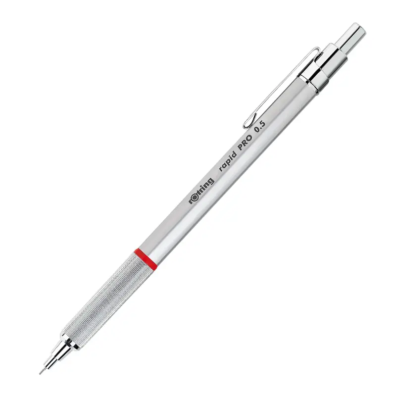 Rotring 1904255 Rapid Pro Versatil Kalem 0.5mm Gümüş