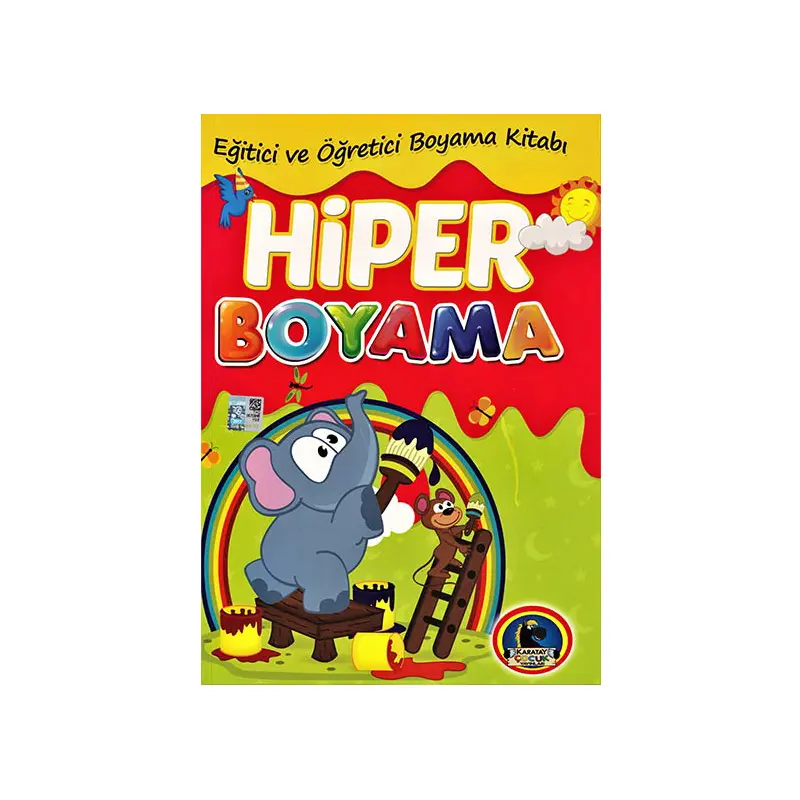 4E Karatay Yayınevi Hiper Boyama Kitabı 128 Sayfa