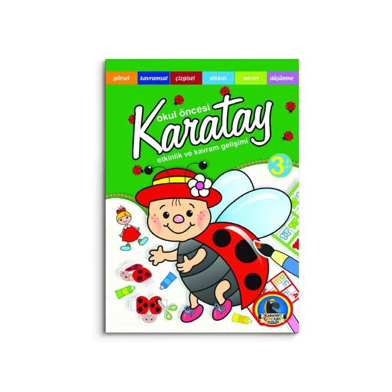 4E Karatay Yayınevi Okul Öncesi Etkinlik Ve Kavram Gelişimi Boyama Kitabı