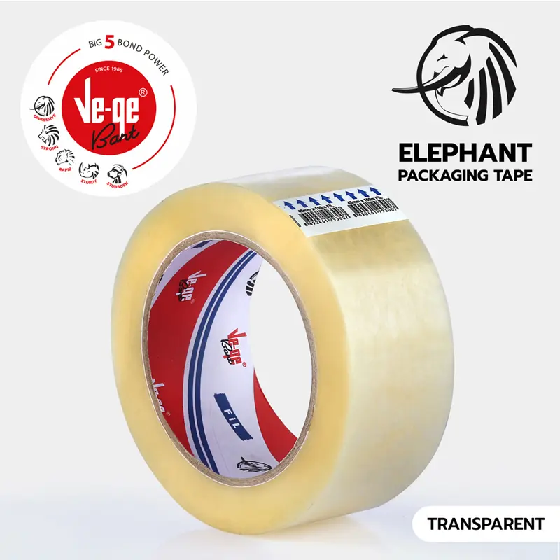 Vege Fil Koli Bantı 45mm x 100mt Şeffaf 6 Lı Paket