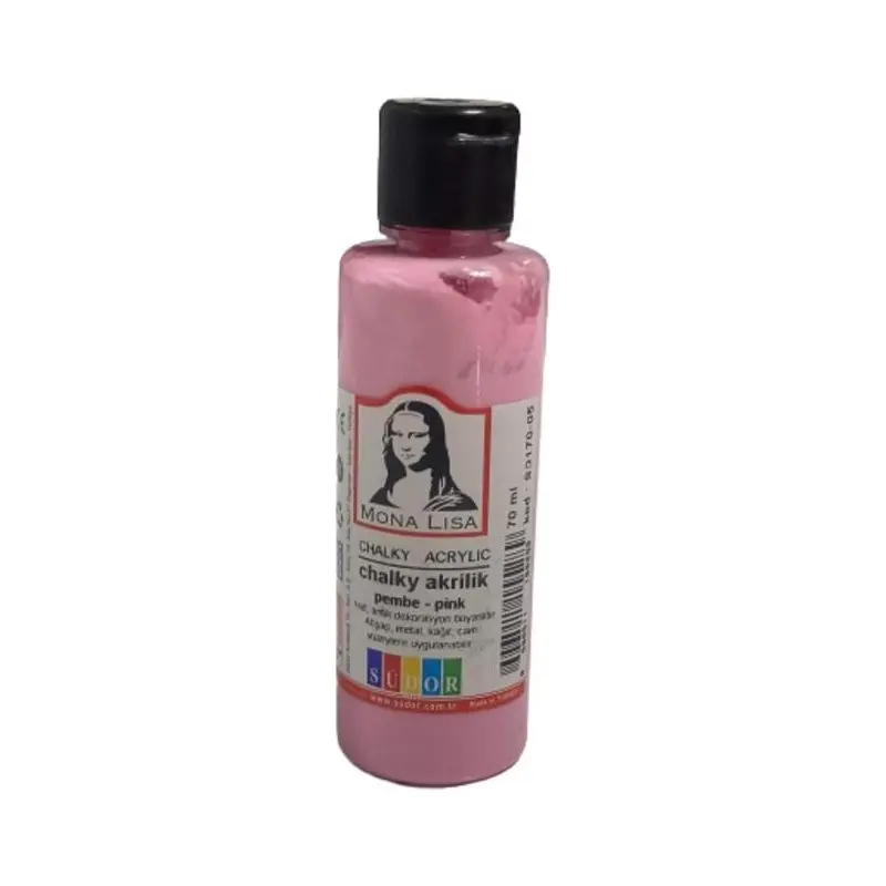 Mona Lisa SD170-05 Chalky Akrilik Boya 70 ML Pembe x 12 Li Kutu