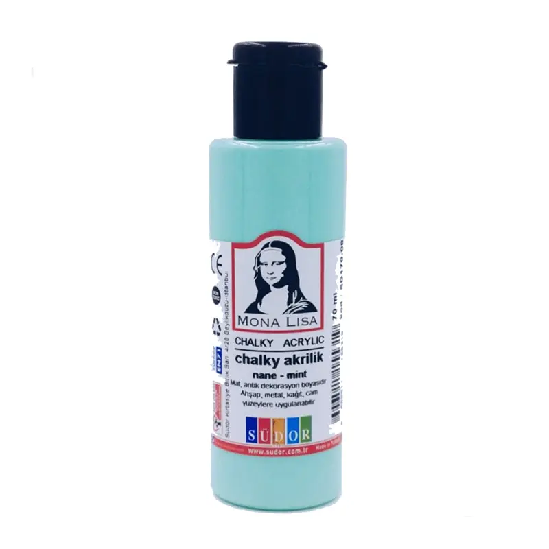 Mona Lisa SD170-08 Chalky Akrilik Boya 70 ML Nane x 12 Li Kutu