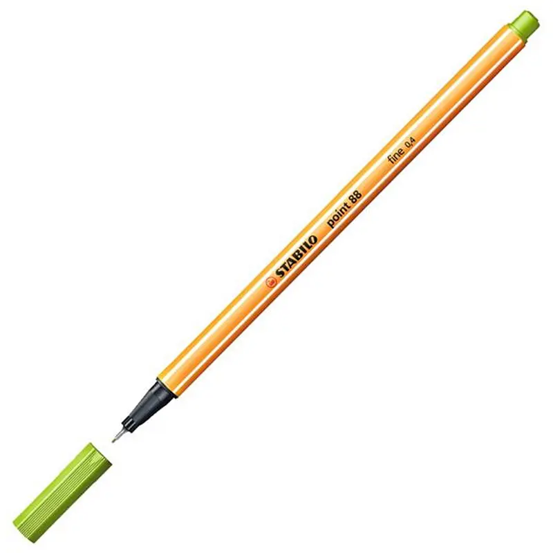 Stabilo 88/33 Point 88 Keçe Uçlu İnce Kalem 0.4mm Elma Yeşili x 10 Lu Kutu