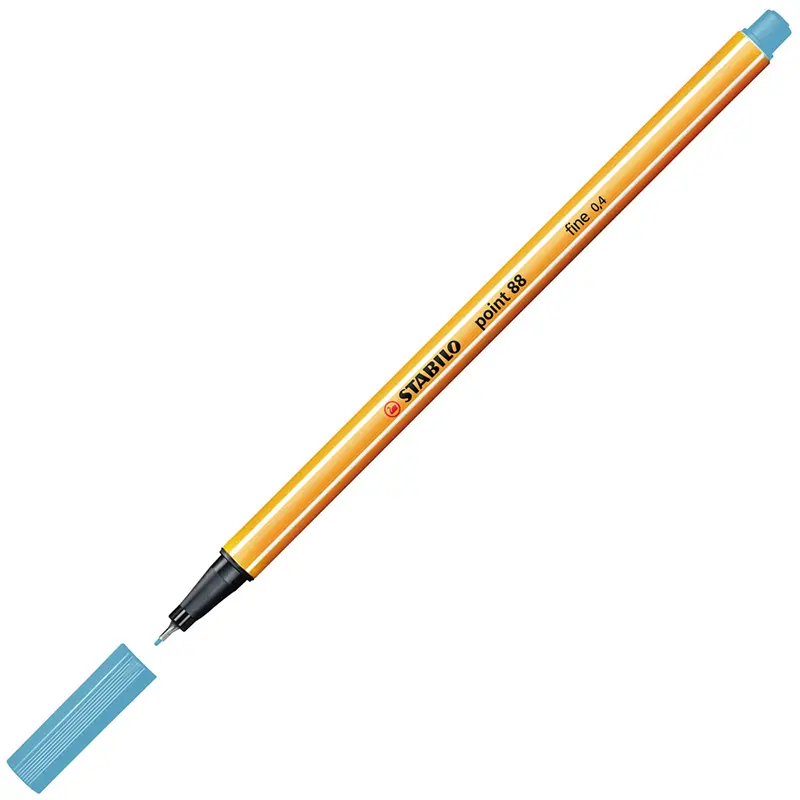 Stabilo 88/57 Point 88 Keçe Uçlu İnce Kalem 0.4mm Uçuk Mavi x 10 Lu Kutu