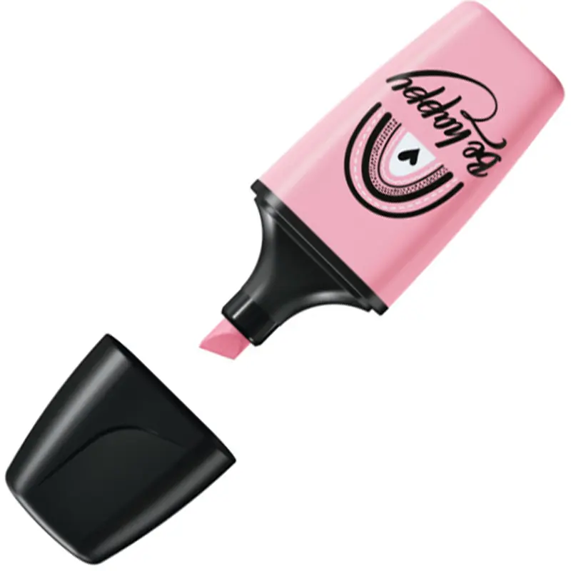 Stabilo 07/129-9 Boss Pastellove Mini Fosforlu Kalem 2.0mm Pembe x 10 Lu Kutu