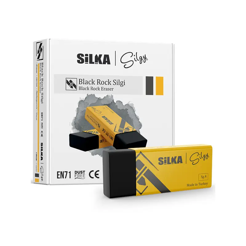Silka SG.6 Rock Siyah Silgi x 30 Lu Paket