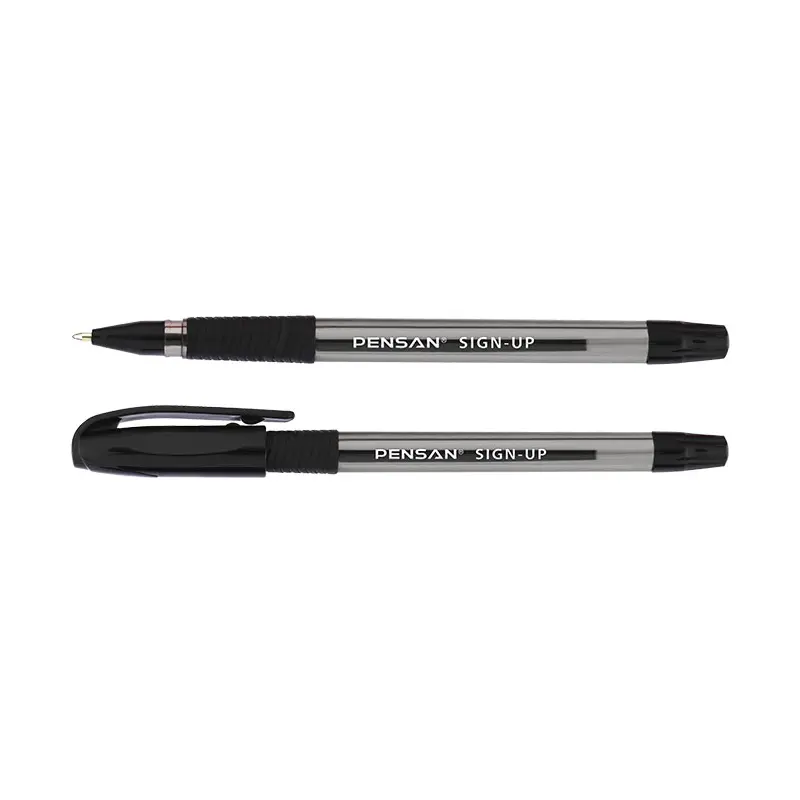 Pensan 2410 Sign Up Tükenmez Kalem 1.0mm Siyah x 12 Li Kutu