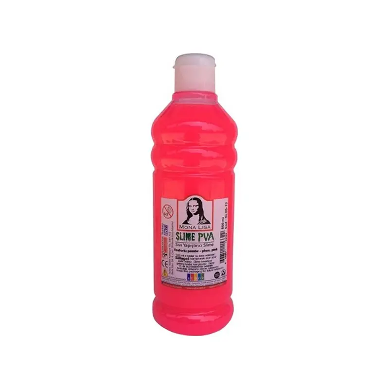 Mona Lisa SL05-12 Slime Sıvı Yapıştırıcı 500 ML Fosforlu Pembe