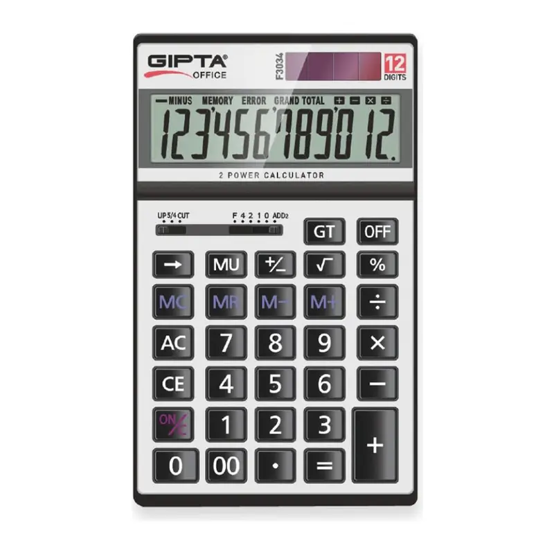 Gıpta F3034 Masaüstü Hesap Makinesi 12 Hane