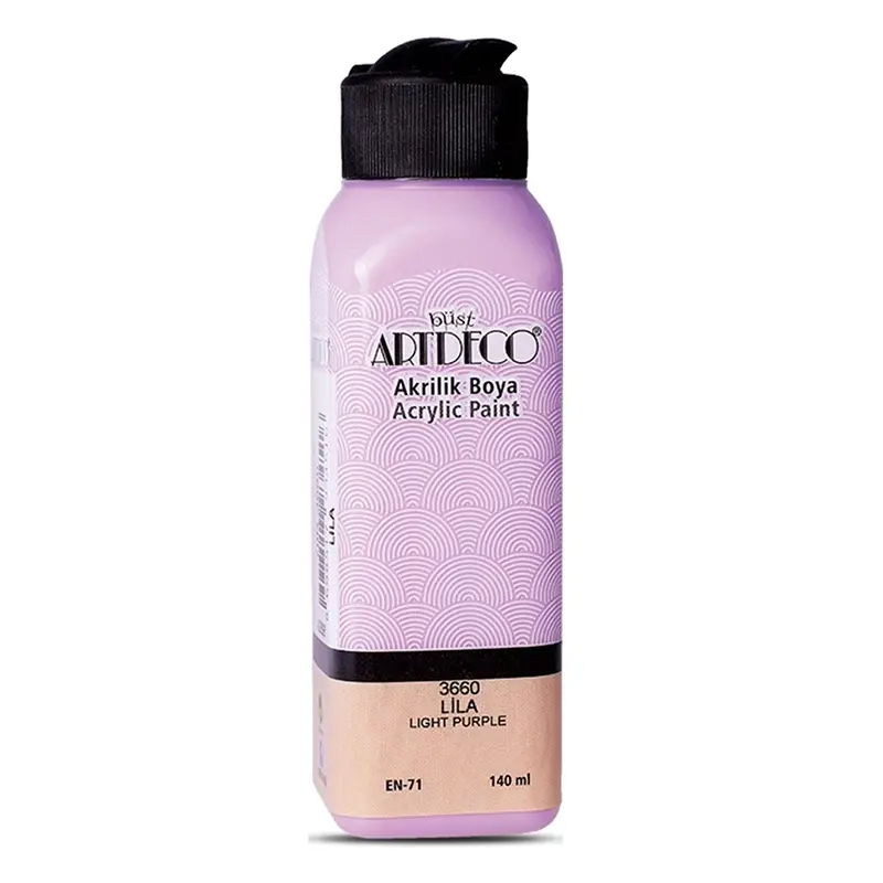 Artdeco 3660 Akrilik Boya 140 ML Lila x 12 Li Kutu