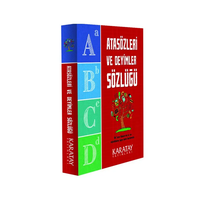 4E Karatay Yayınevi Karton Kapak Büyük Boy Atasözleri Ve Deyimler Sözlüğü