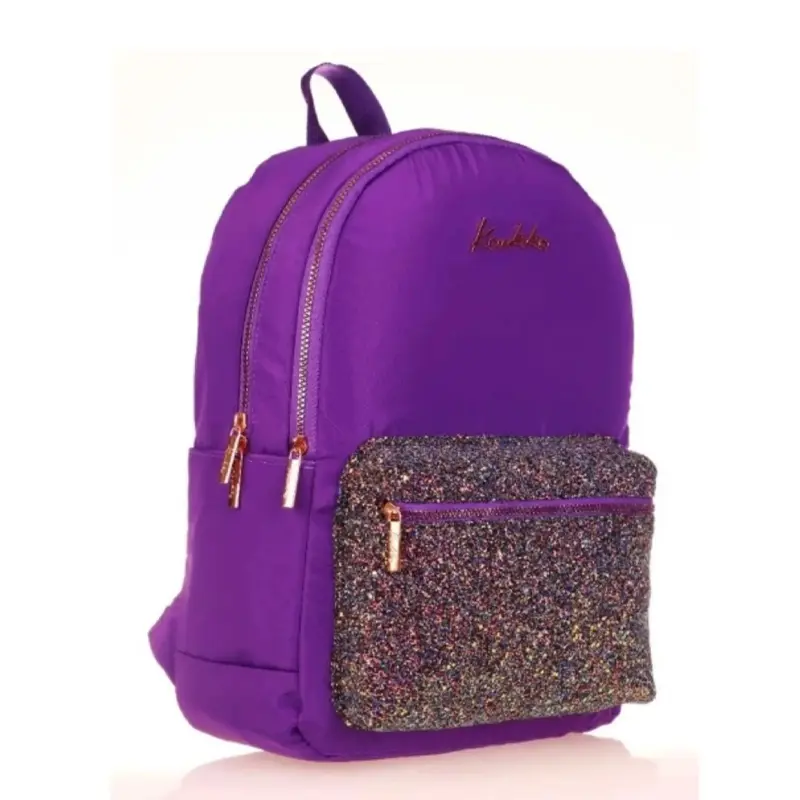Kaukko K1652 Sırt Çantası Bright Taşlı Mor