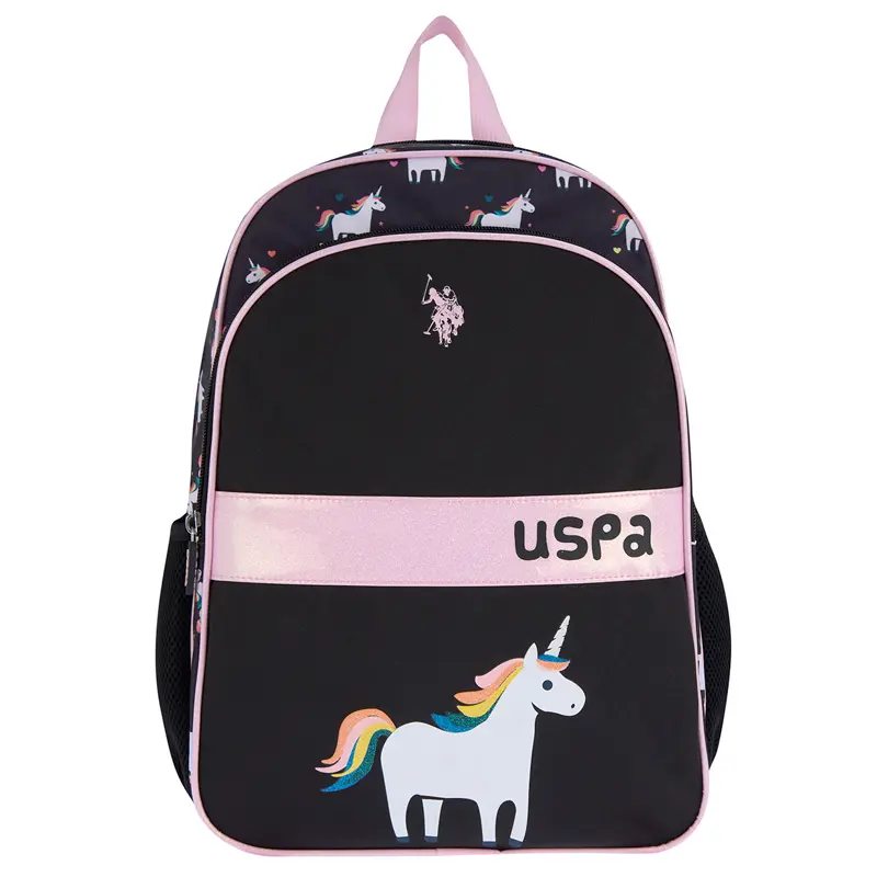 U.S Polo PLCAN25037 Unicorn Sırt Çantası Siyah