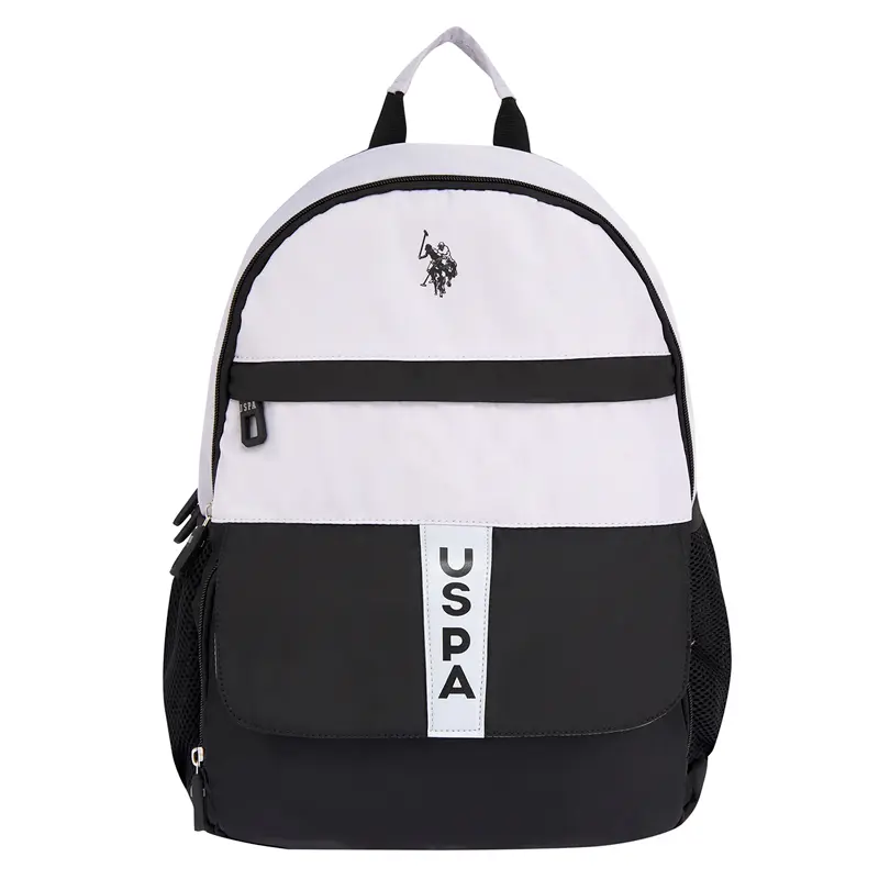 U.S Polo PLCAN25069 Sırt Çantası Siyah - Beyaz