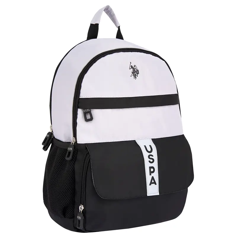 U.S Polo PLCAN25069 Sırt Çantası Siyah - Beyaz