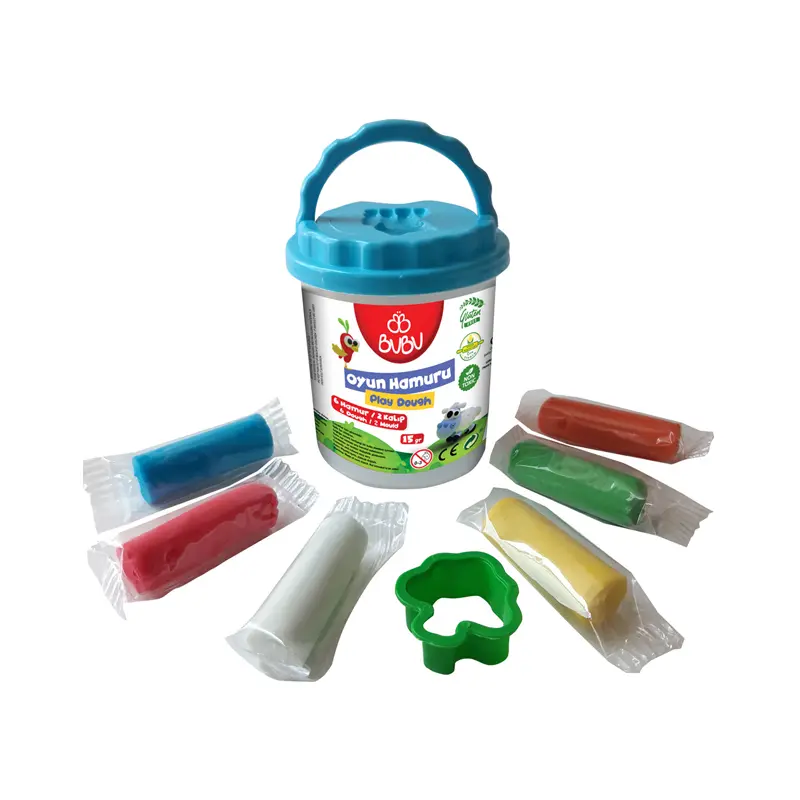 Bu-Bu OH0001 Oyun Hamuru Seti Kovalı 6x15 Gr.
