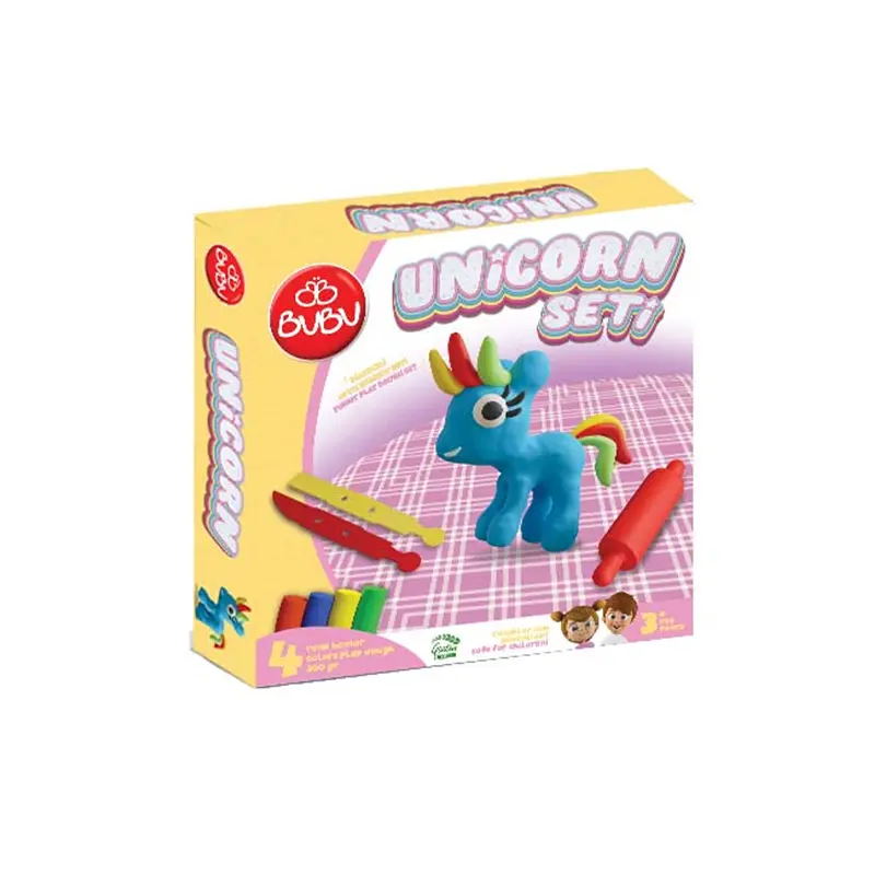 Bu-Bu OH0032 Oyun Hamuru Unicorn Seti