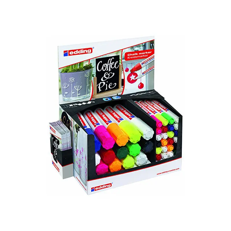 Edding 4090 Cam Kalemi Display Karışık