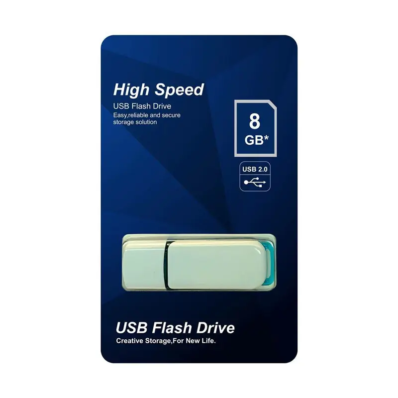 Elba Flash Bellek 8 Gb Plastik Beyaz-Mavi 2.0 Usb