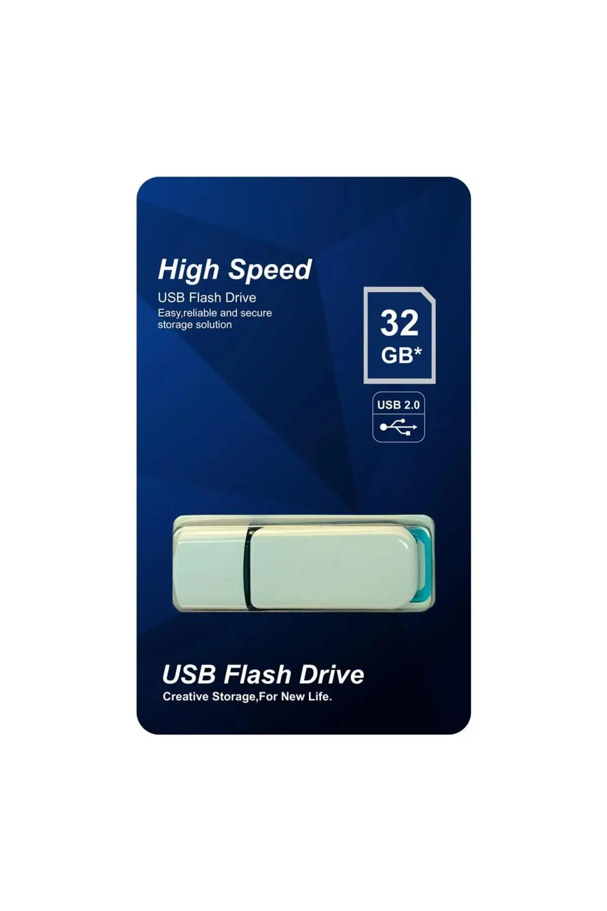 Elba Flash Bellek 32 Gb Plastik Beyaz-Mavi 2.0 Usb