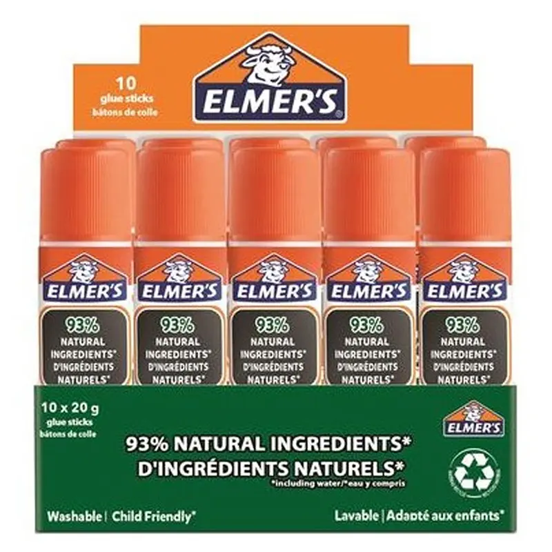 Elmers 2143887 Okul Tipi Stick Yapıştırıcı S 20 Gr. x 10 Lu Kutu